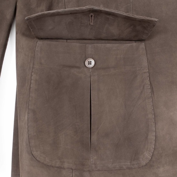 Rare Handmade Loro Piana Calfskin Mink Fur Jacket Men's 50 (Medium) - Picture 6 of 16